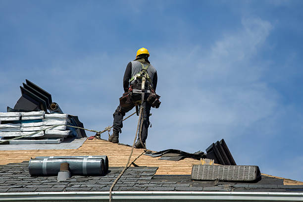 Professional Roof Replacement technician working in Hockley, TX